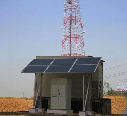 De hybride Zonne-energie die van BTS Systemen voor Telecommunicatie produceren